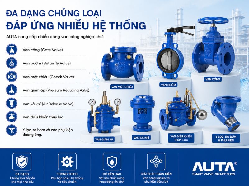 ưu điểm nổi bật van aut