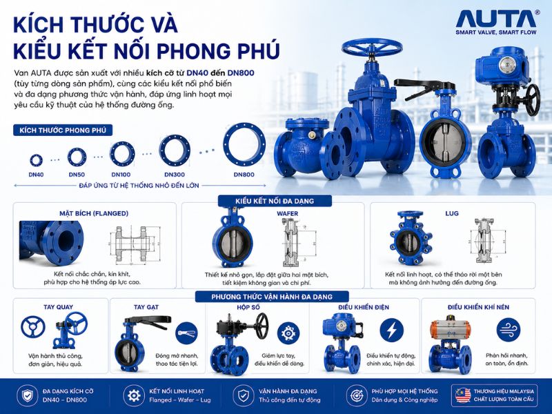 ưu điểm nổi bật van auta